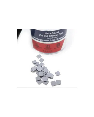 Plaques Thermiques Prédécoupées 6×6×1 mm – Lot de 100 pour MOSFET & Bobines (Meta Online)