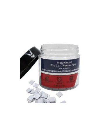 Plaques Thermiques Prédécoupées 6×6×1 mm – Lot de 100 pour MOSFET & Bobines (Meta Online)