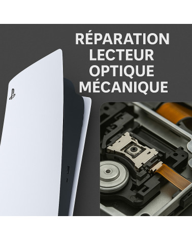 Réparation lecteur optique mécanique PS5– Service rapide et garanti | Phénix Game