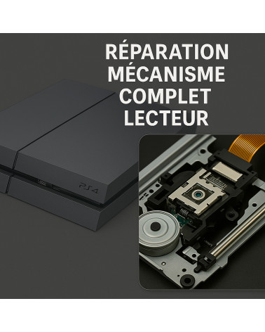 Réparation mécanisme complet lecteur PS4 – Disques bloqués ou non lus | Phénix Game