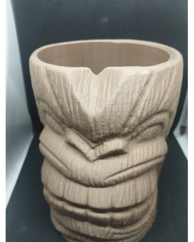 Pot Tiki Totem – Impression 3D Décoration Tropicale