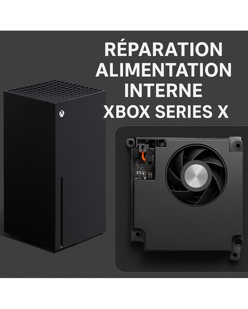 Réparation alimentation interne Xbox Series X – Console qui ne s’allume plus | Phénix Game