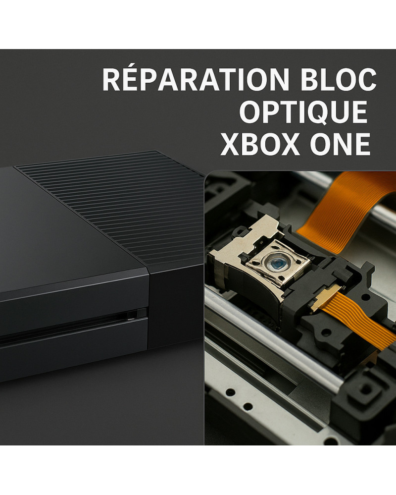 Réparation bloc optique / lentille Xbox One – Lecture de disque impossible | Phénix Game