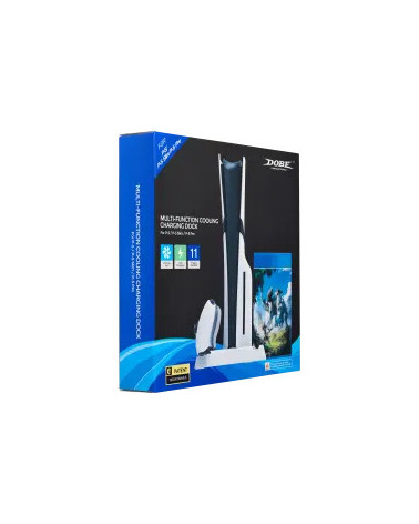 Station de Refroidissement & Recharge PS5 / Slim / Pro DOBE – Support Multifonction PlayStation 5