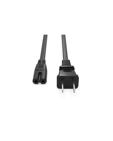 Câble d’Alimentation CA C7 Figure-8 pour PS5, PS4 Slim, PS3 Slim, PS2 Slim & Xbox One – Version US/Canada
