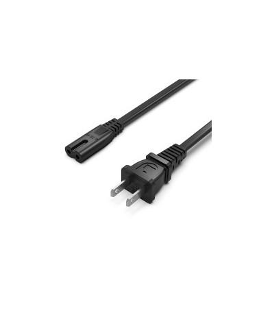 Câble d’Alimentation CA C7 Figure-8 pour PS5, PS4 Slim, PS3 Slim, PS2 Slim & Xbox One – Version US/Canada