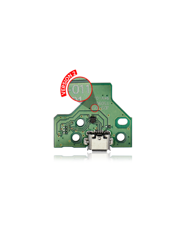 PCB USB pour Manette PS4 V2 JDS-011 – Port de Charge avec Nappe 12 Pin Fournie