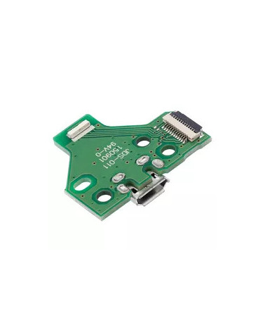 PCB USB pour Manette PS4 V2 JDS-011 – Port de Charge avec Nappe 12 Pin Fournie