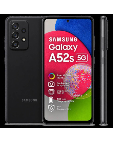 Samsung Galaxy A52s 5G – Smartphone Android 5G Écran Super AMOLED 120 Hz