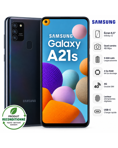 Samsung Galaxy A21s Reconditionné – Smartphone 4G Double SIM
